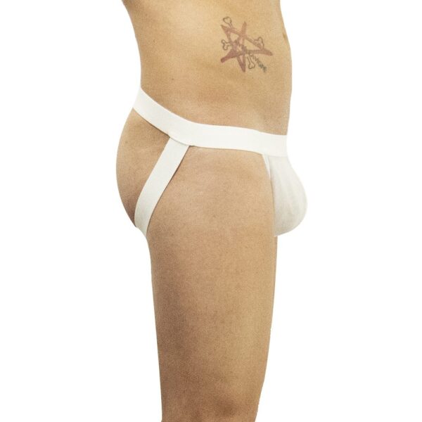 Cueca Jockstrap Transparente Sexy Com Alças John Skull - Imagem 5