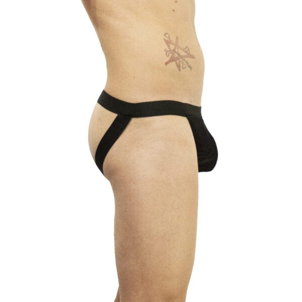 Cueca Jockstrap Transparente Sexy Com Alças John Skull - Imagem 6