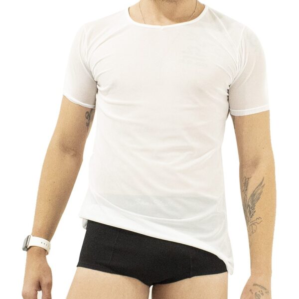 Camiseta Transparente T-Shirt Unissex Sexy John Skull