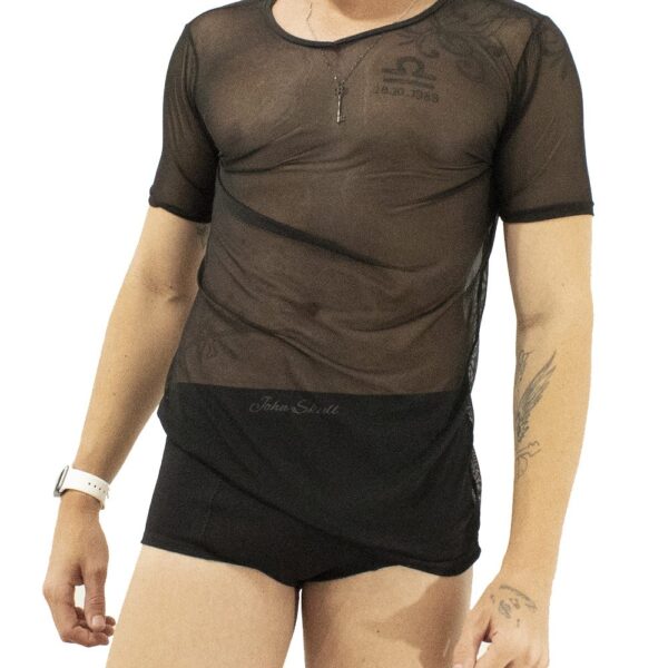 Camiseta Transparente T-Shirt Unissex Sexy John Skull - Imagem 4