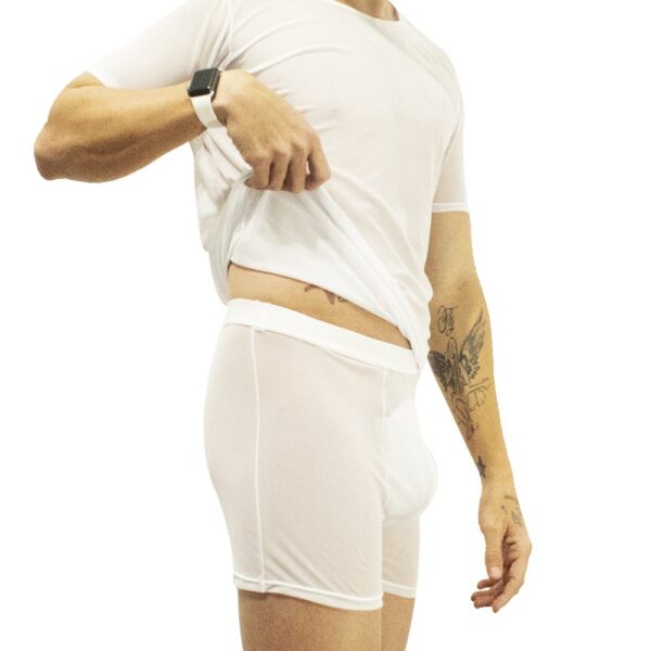 Conjunto Camiseta T-Shirt e Boxer Transparente John Skull - Imagem 6