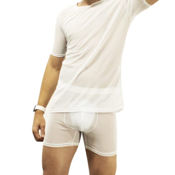 Conjunto Camiseta T-Shirt e Boxer Transparente John Skull - Imagem 5